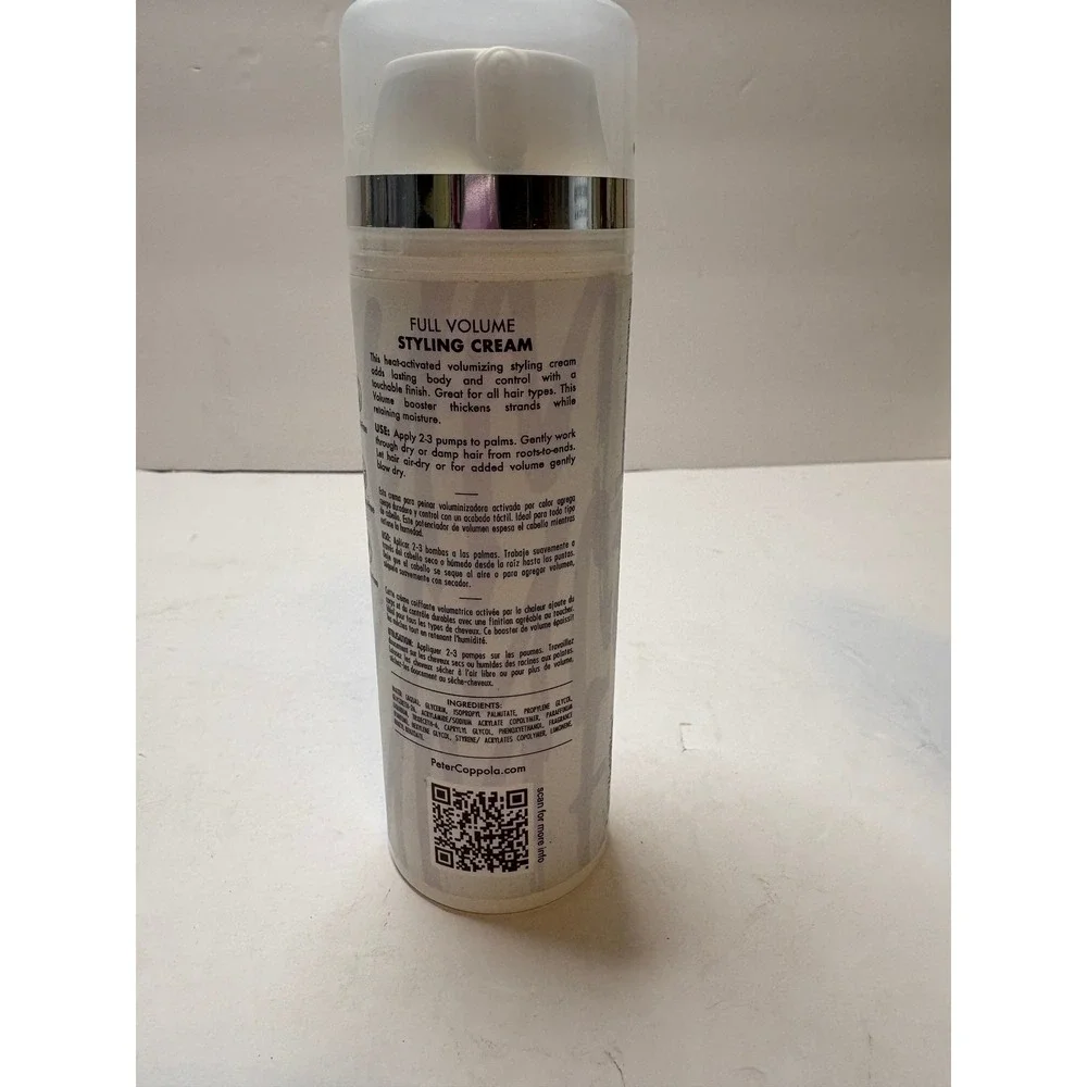 Peter Coppola Full Volume Styling Cream‎ Hair Treatment Frizz Control
